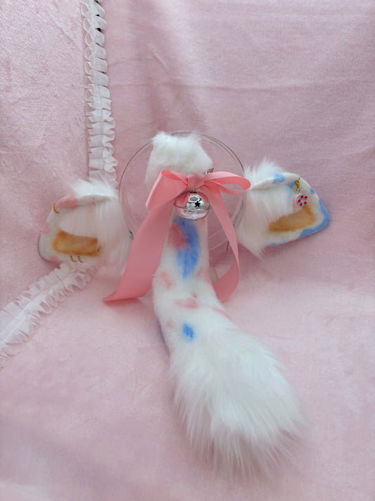 Pink/Blue Cake Cow Set