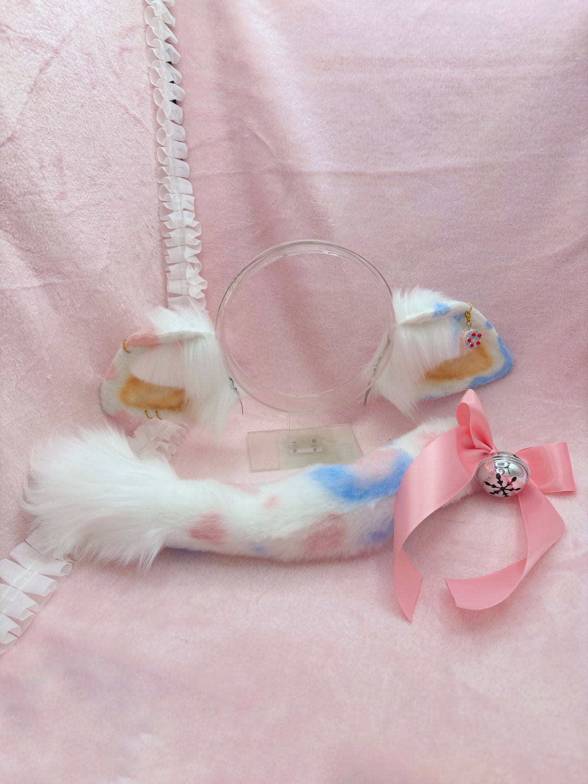 Pink/Blue Cake Cow Set