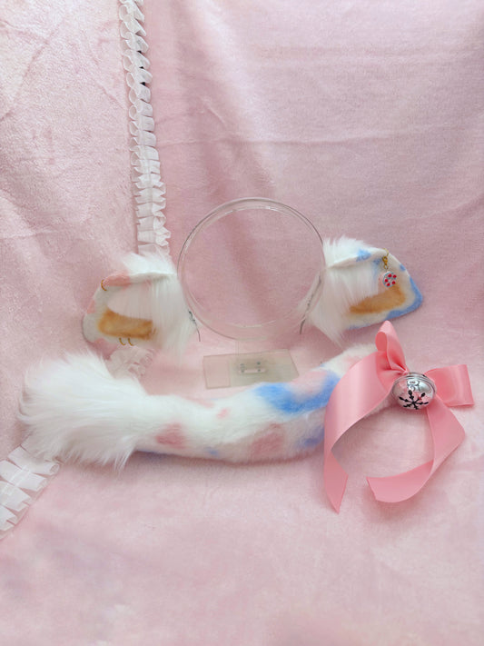 Pink/Blue Cake Cow Set